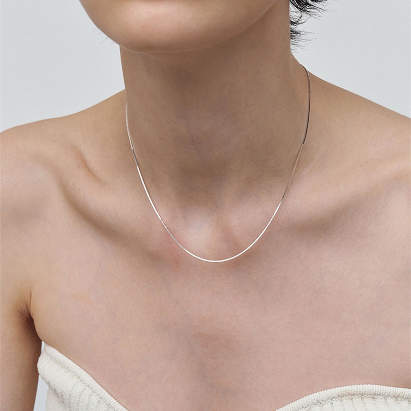 Women's & Men's Entire Sterling Sier Cold Style Light Necklaces