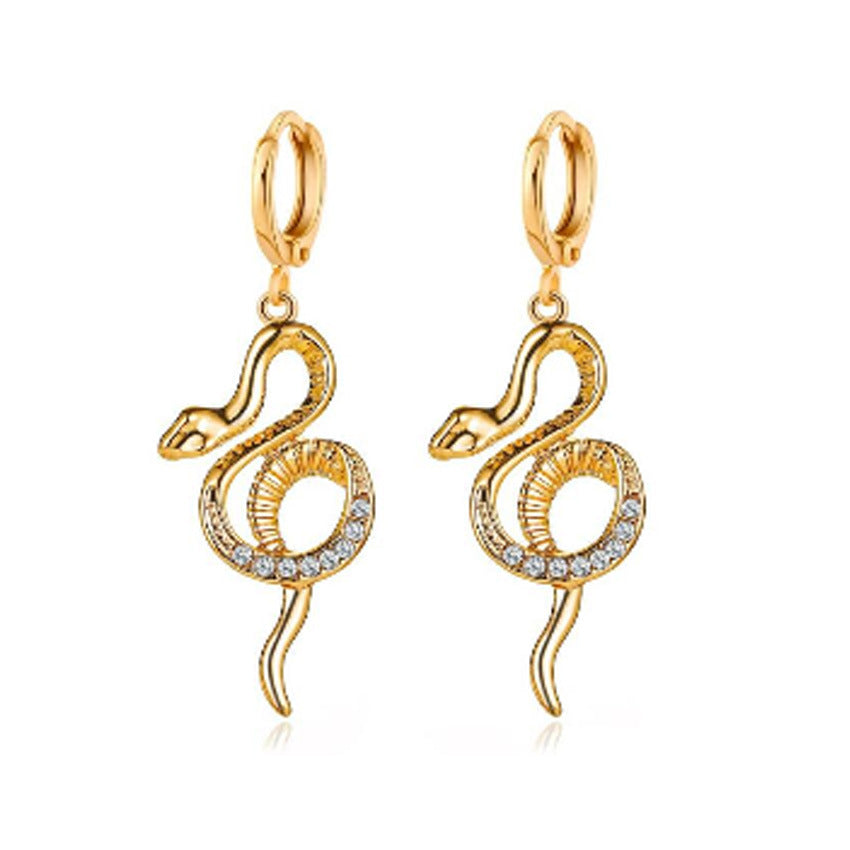 Women's Pearl Zircon Temperament Geometric Pieces Suit Earrings