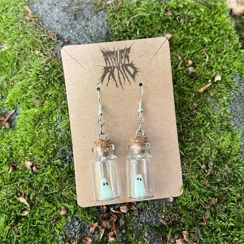Coffee Billion Halloween Drift Bottle Luminous Necklaces