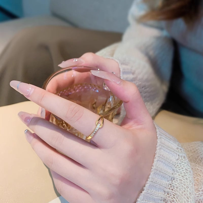 Index Finger Female Design Fashion Titanium Rings