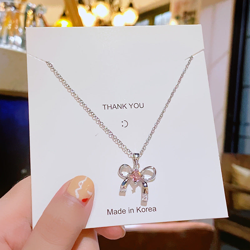 Flower Titanium Steel Female Summer Wild Necklaces
