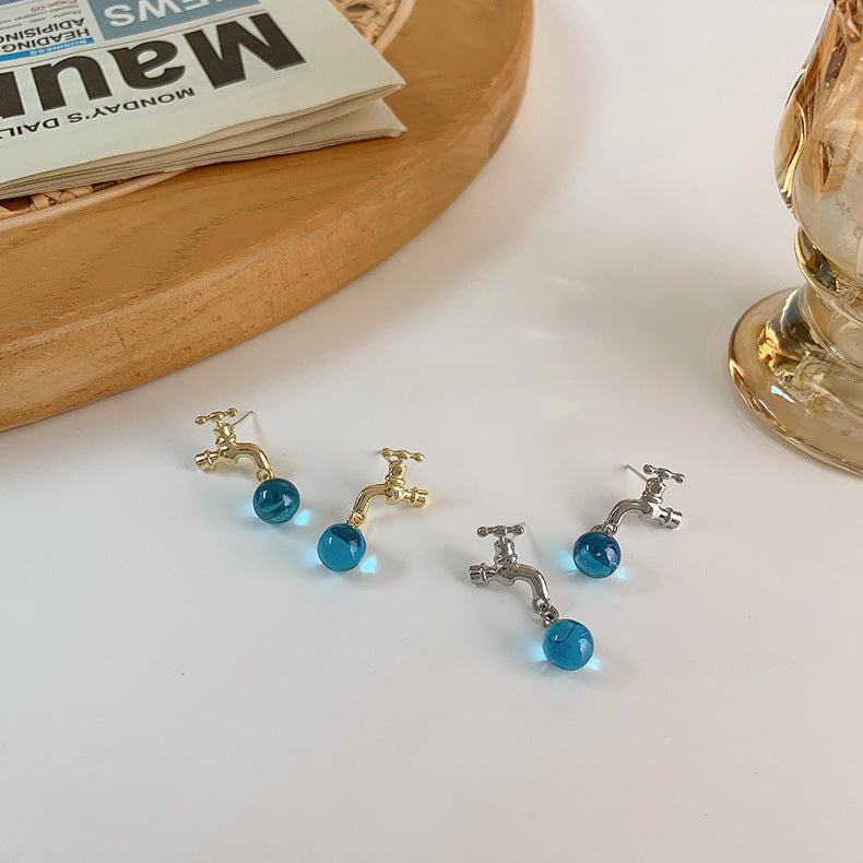 Style Simple Fun Cute Shape Gold Sier Earrings