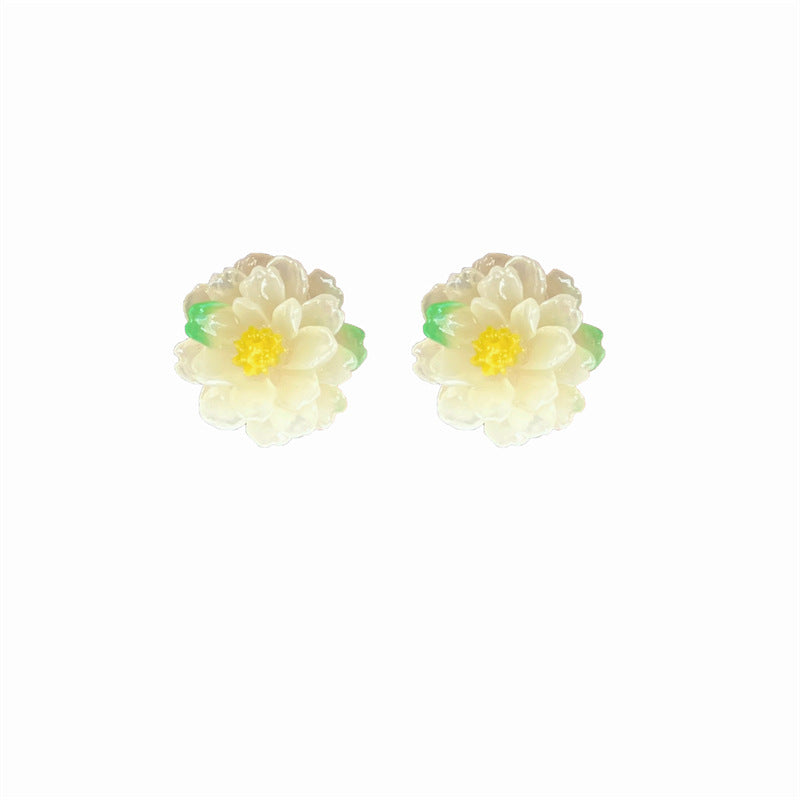 Flower Sweet Flowers Butterfly Fairy Temperamental Versatile Earrings