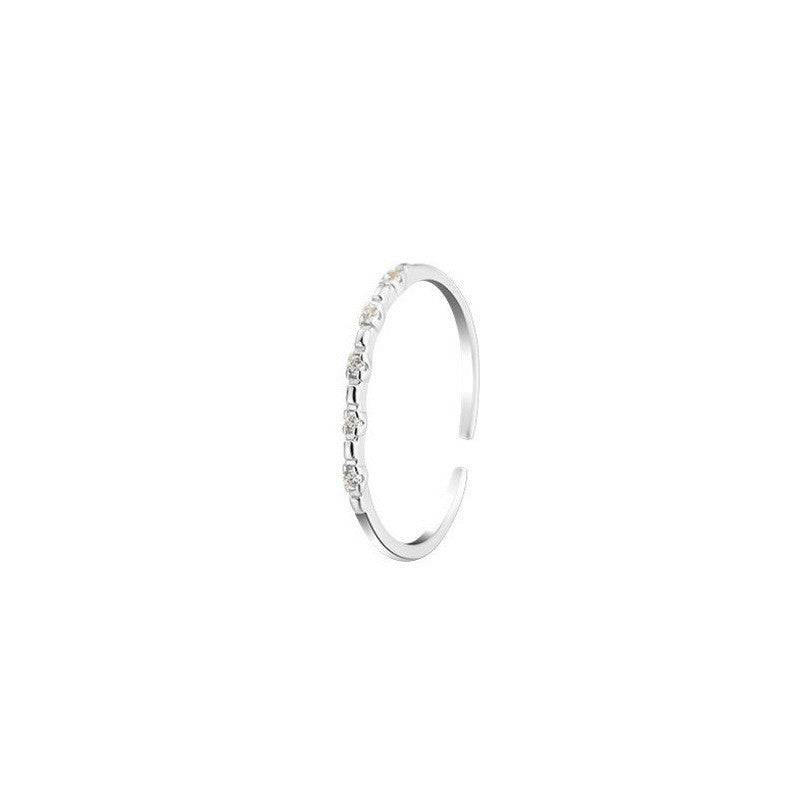 Selection Row Diamond Bow Fashion Slim Rings