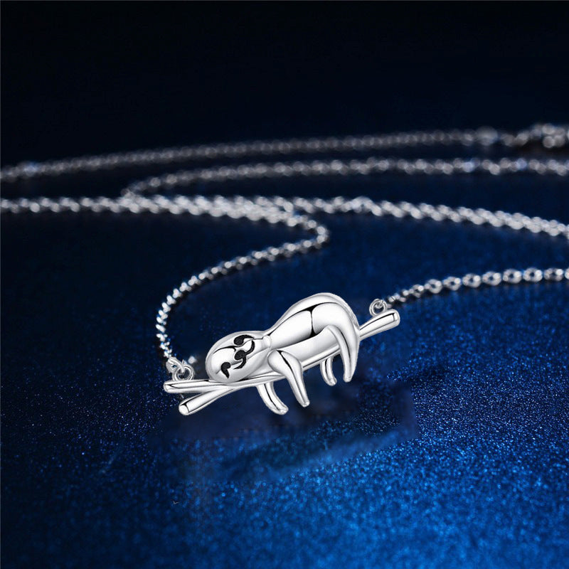 Women's & Children's Cute Cartoon Sloth In Stock Simple Necklaces