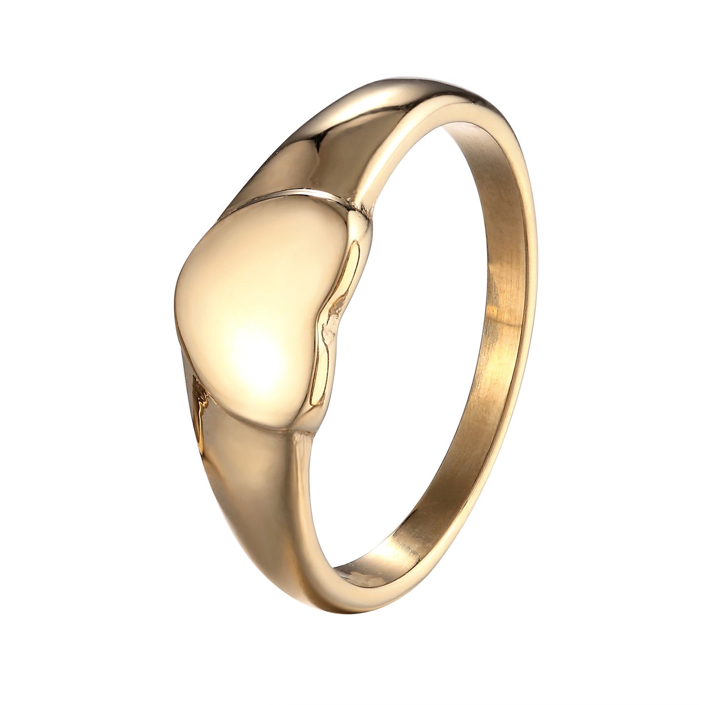 Geometric Titanium Steel Simple Female Gold Rings