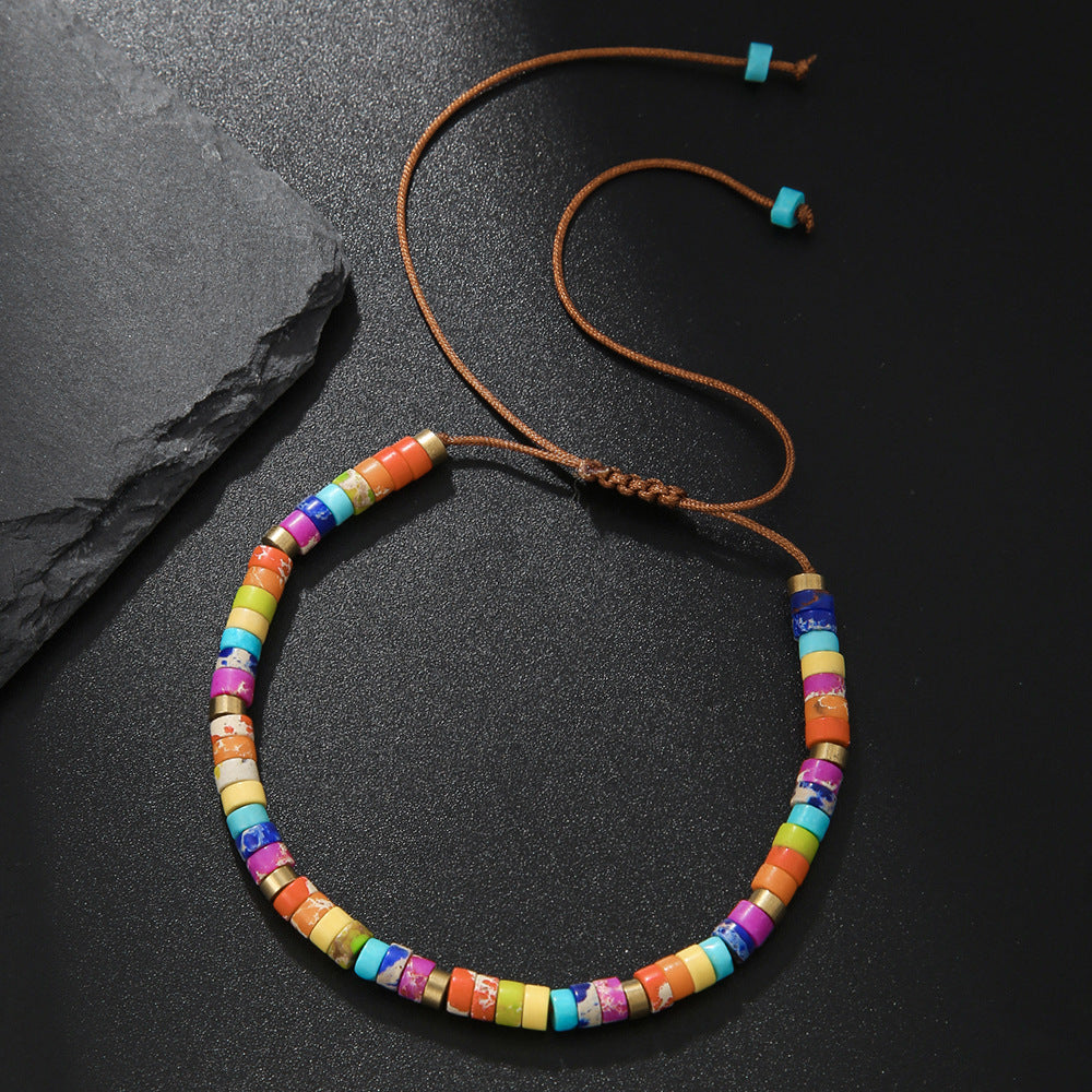 Natural Stone Beaded Adjustable Versatile High-grade Bracelets