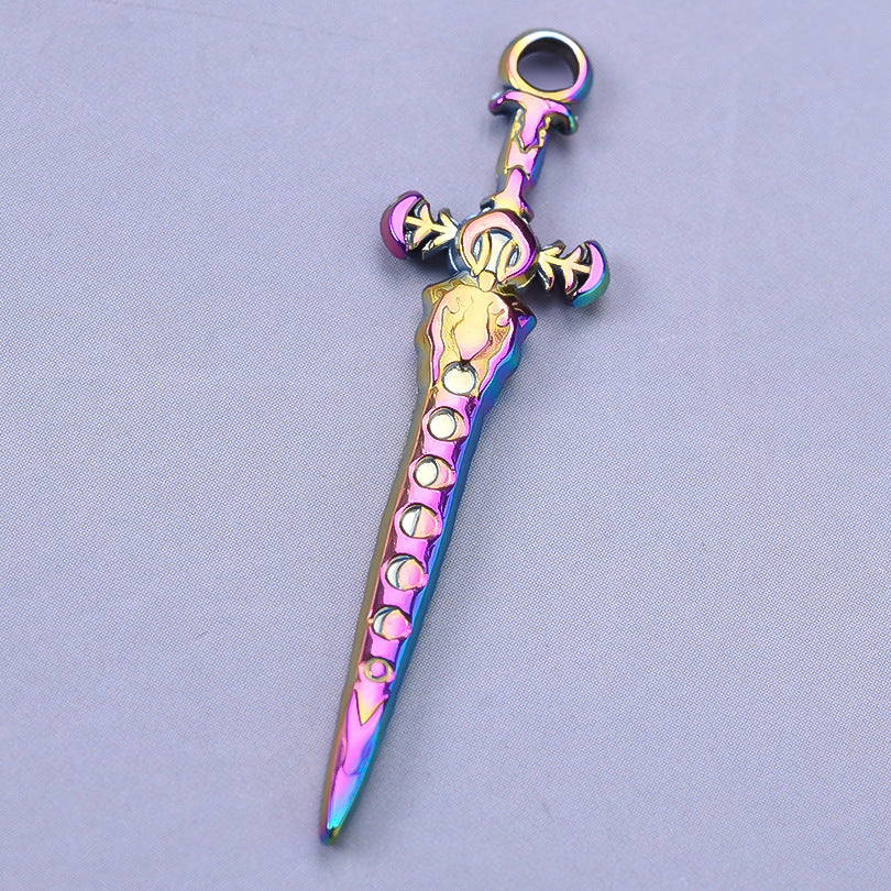 Steel Personality Titanium Sword Punk Model Necklaces