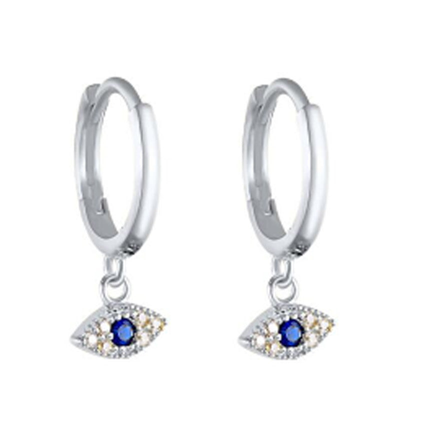 Women's Pearl Zircon Temperament Geometric Pieces Suit Earrings