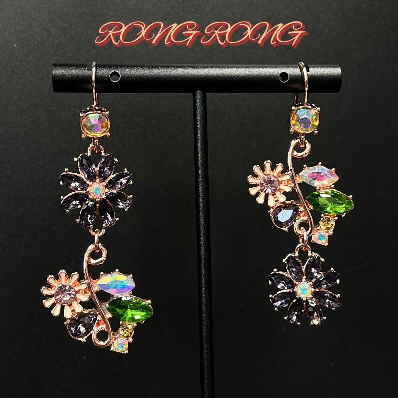 Sweet Court Style Exaggerated Personalized High-grade Earrings