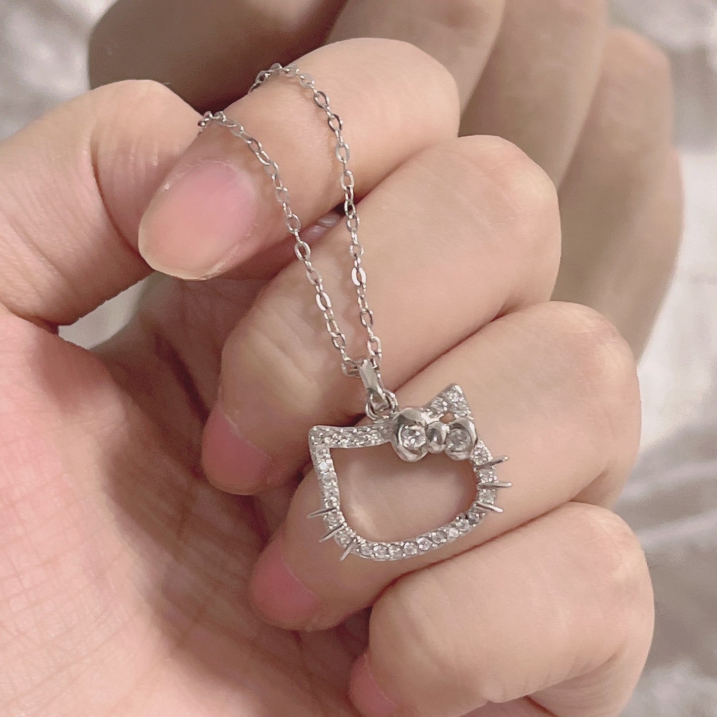 Cat Fashion Heart Girlfriends Clavicle Chain Summer Niche Necklaces