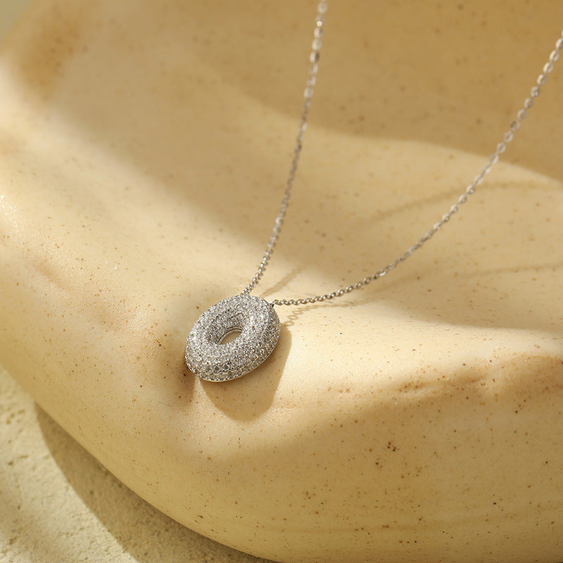 Women's Bubble Under Banyan Tree Full Diamond Chubby Hip Hop Pendants