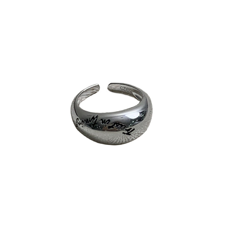 Combination Sterling Sier Bow Niche High Rings