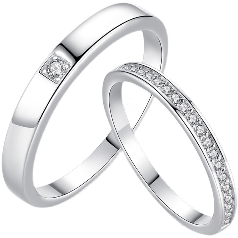 Women's & Men's Rest Of Your Life One Pair Light Rings