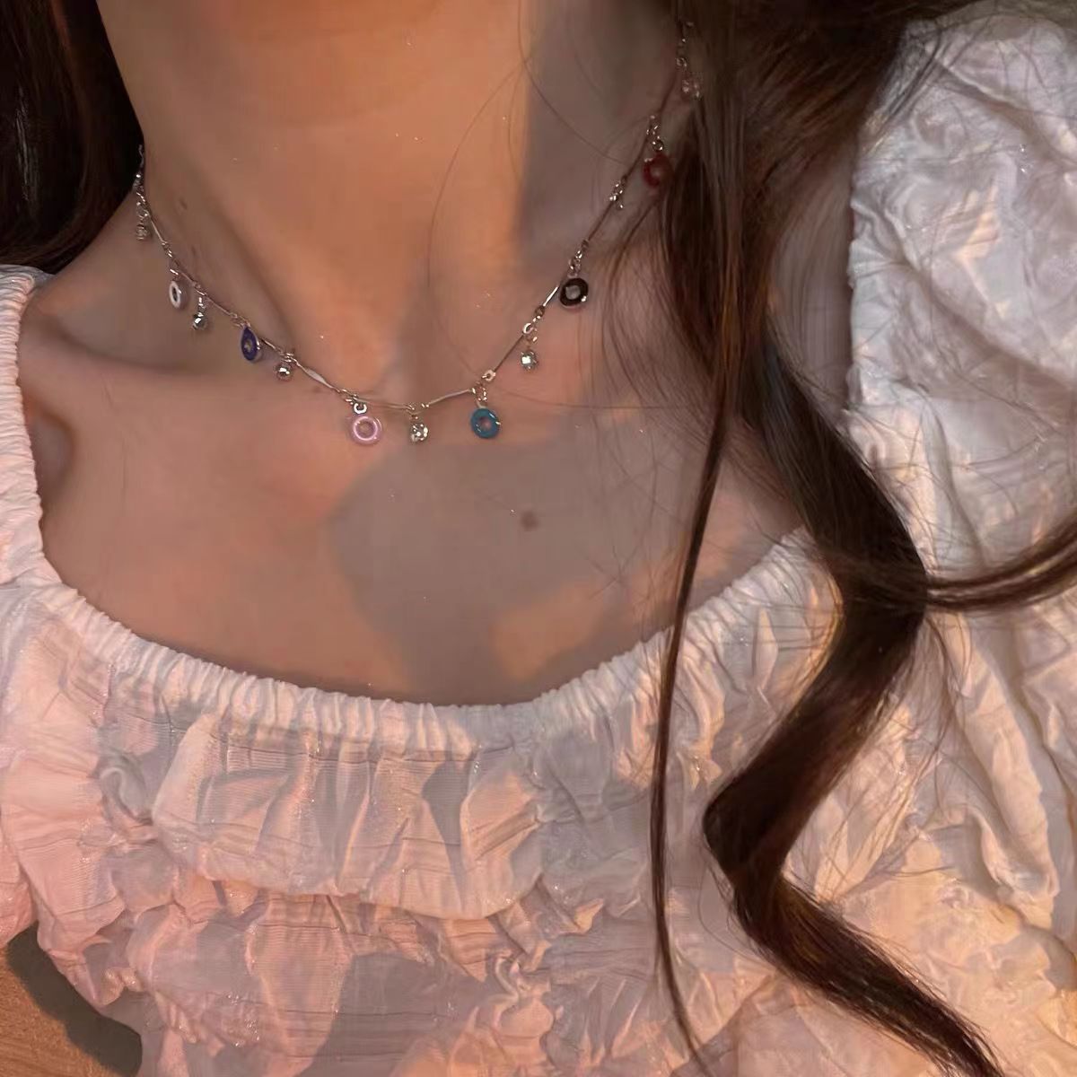 Chain Female Hot Pearl Design Light Pendants