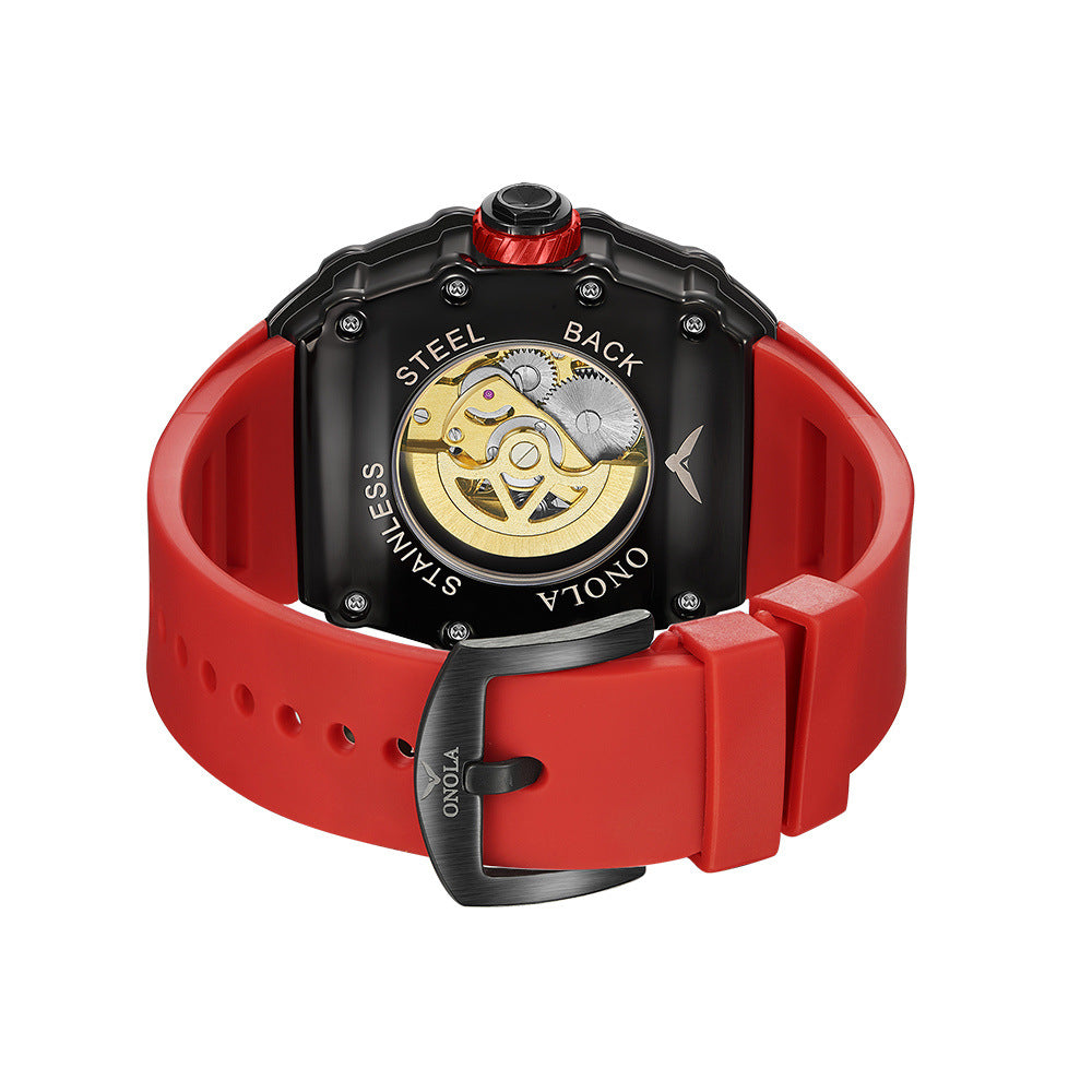 Men's Watch Rudder Flywheel Hollow Automatic Mechanical Watches