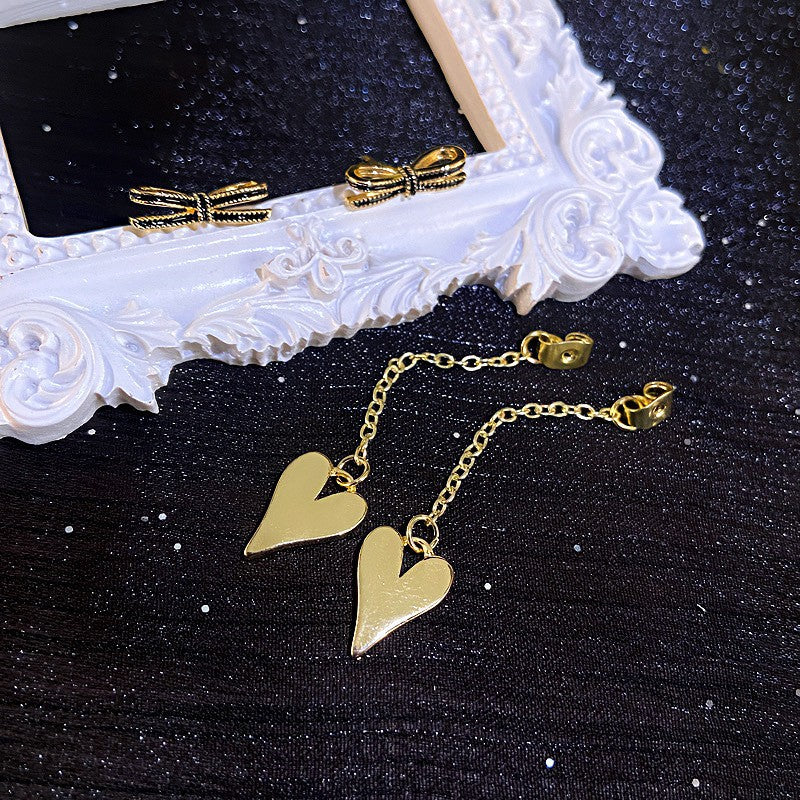 Fashion Zirconia Micro Inlaid Zircon Long Earrings