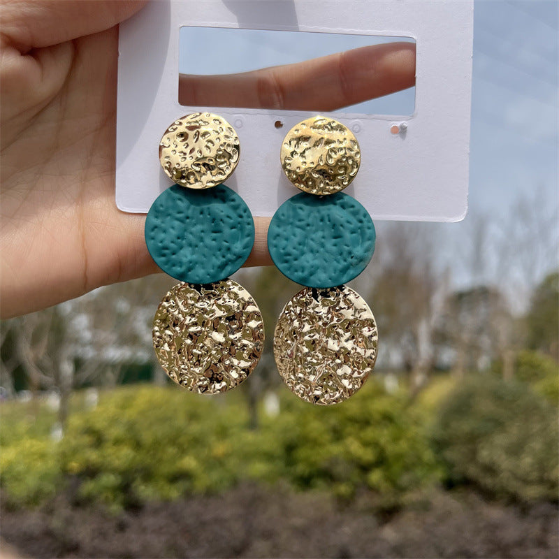 Fashion Design Candy Color Chain Female Dopamine Rings