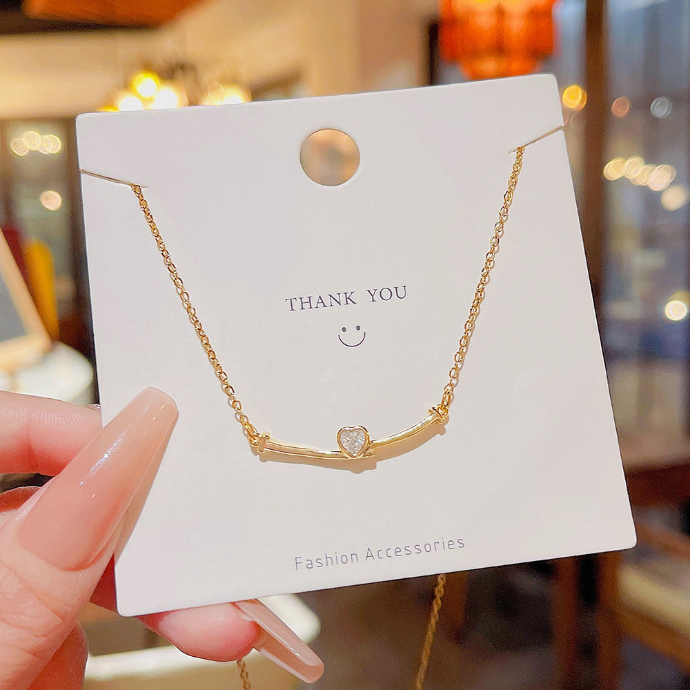 Women's Versatile High-grade Zircon Light Luxury Minority Necklaces