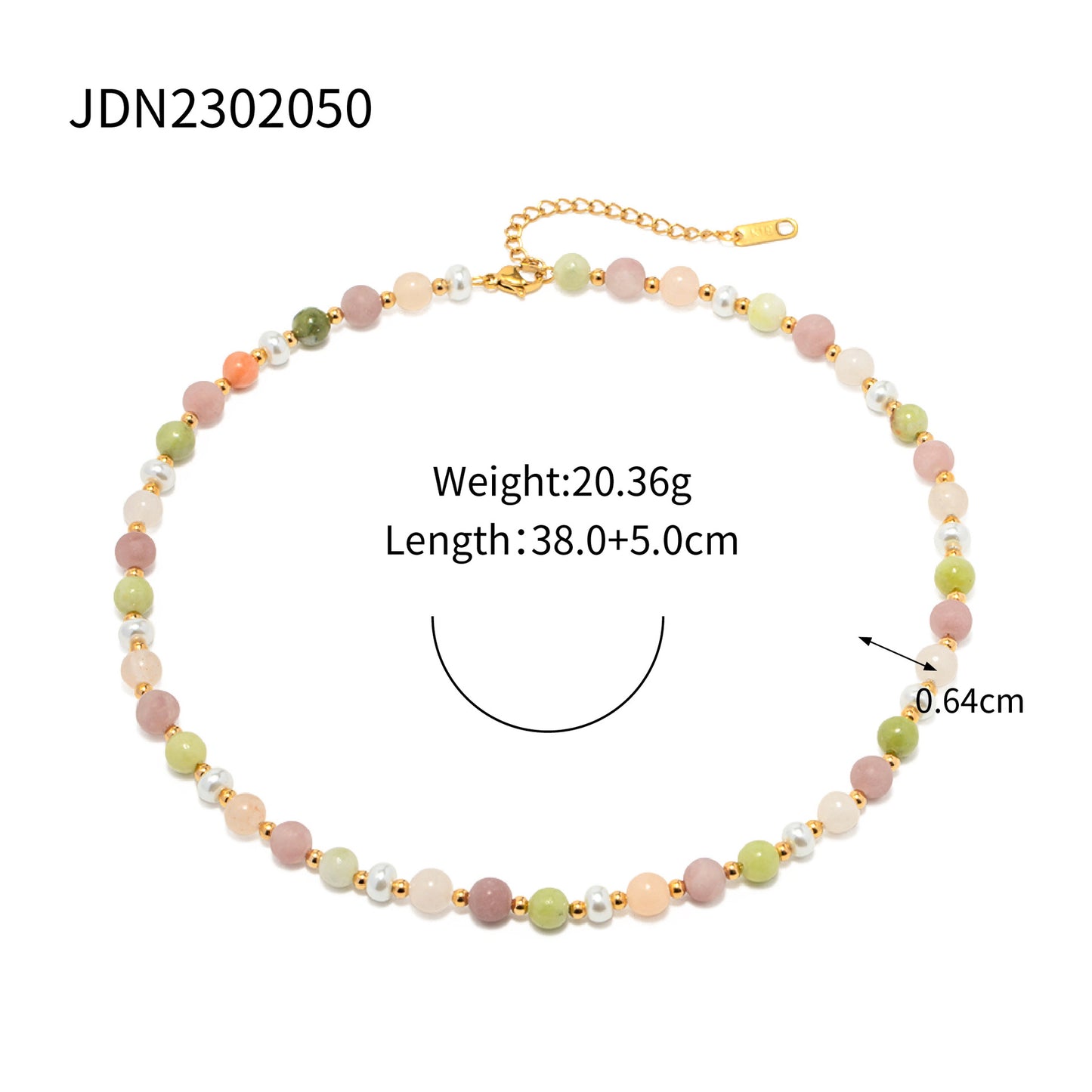 Ding Ornament Stainless Steel Pearl High-grade Clavicle Chain Necklaces
