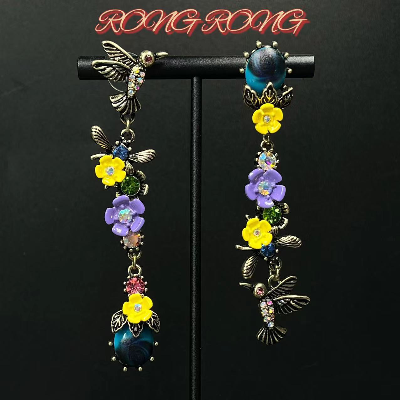 Sweet Court Style Exaggerated Personalized High-grade Earrings