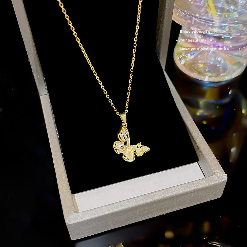 Women's Versatile High-grade Zircon Light Luxury Minority Necklaces