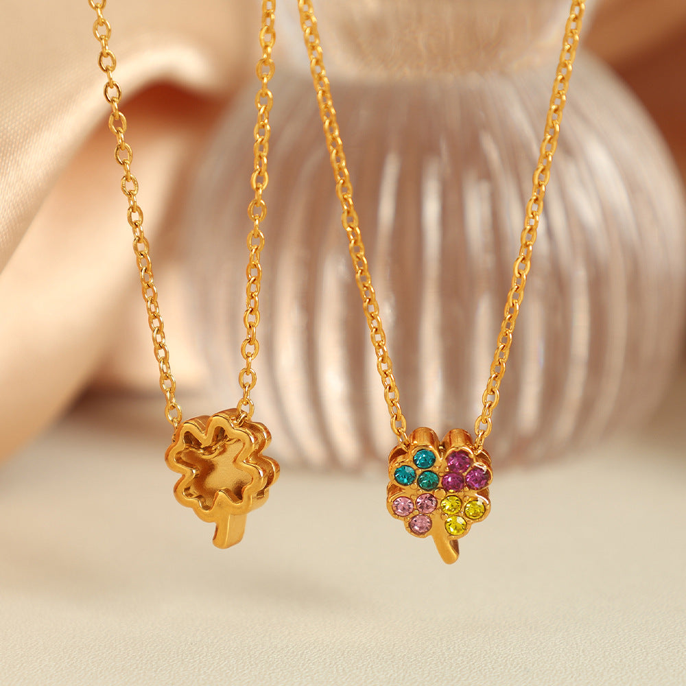 Sweet Cute Style Clover Five-pointed Star Simple Fashion Necklaces