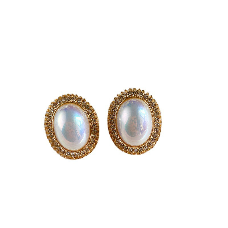 Lux Exquisite Simple Graceful Full Diamond Earrings