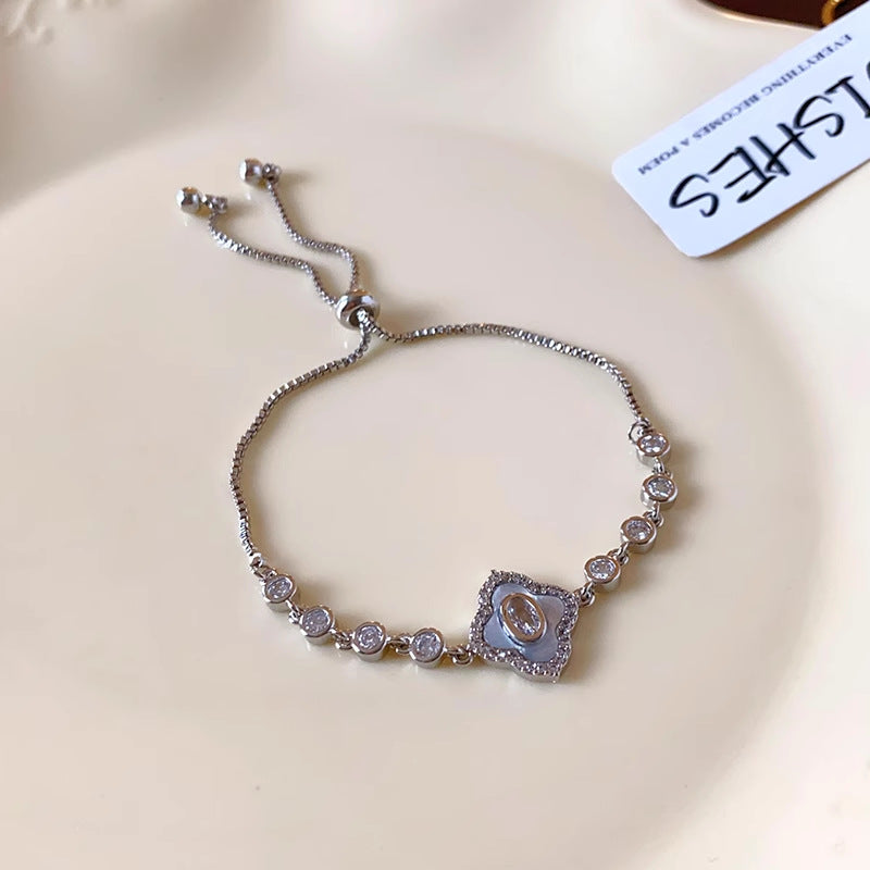 Women's High Version Lucky Four-leaf Grass Light Luxury Bracelets