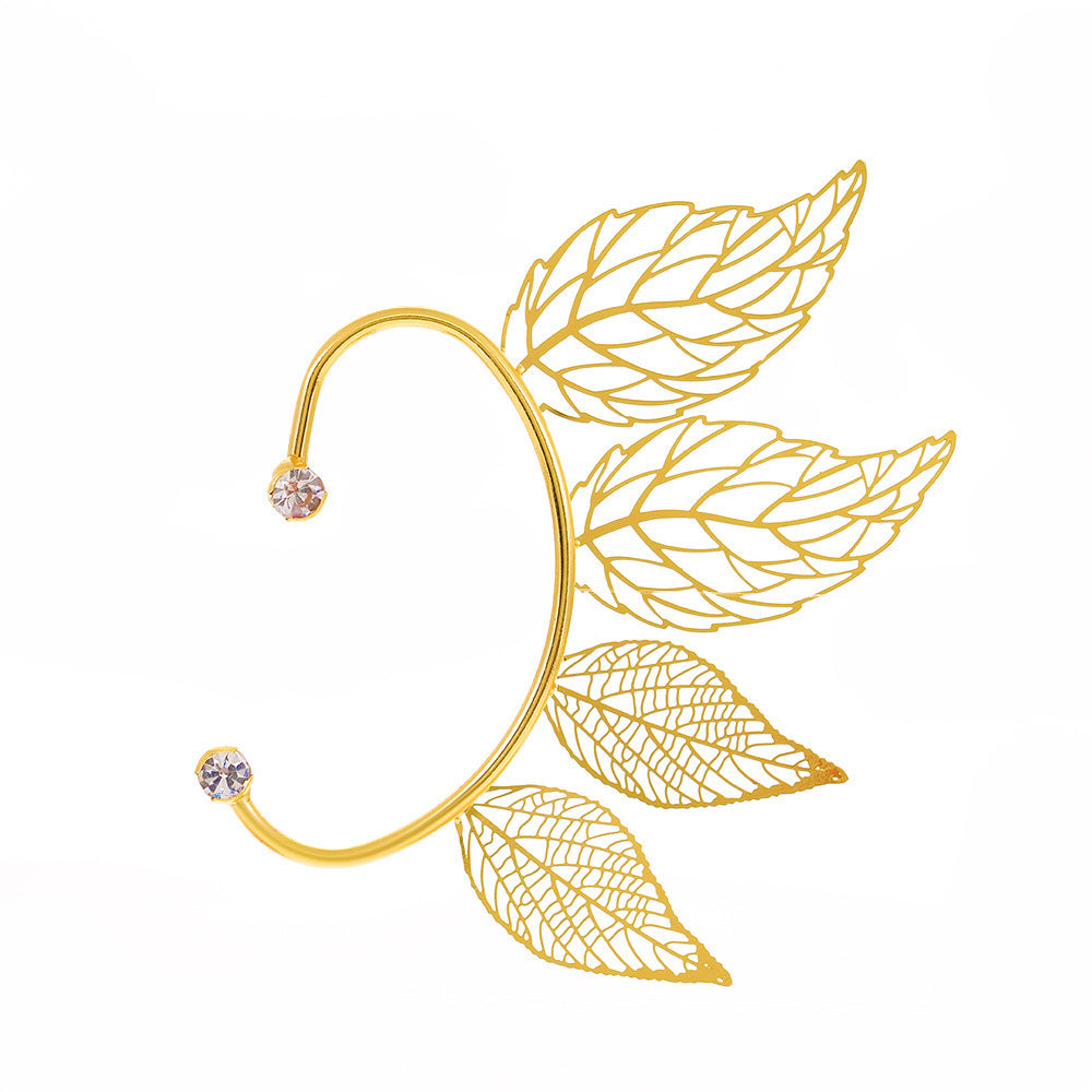 Texture Sense Maple Leaf Female Red Rings