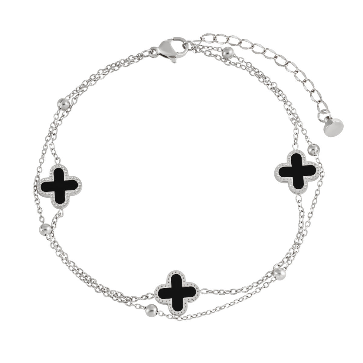 Women's Fashion Chain Titanium Steel Rose Gold Bracelets