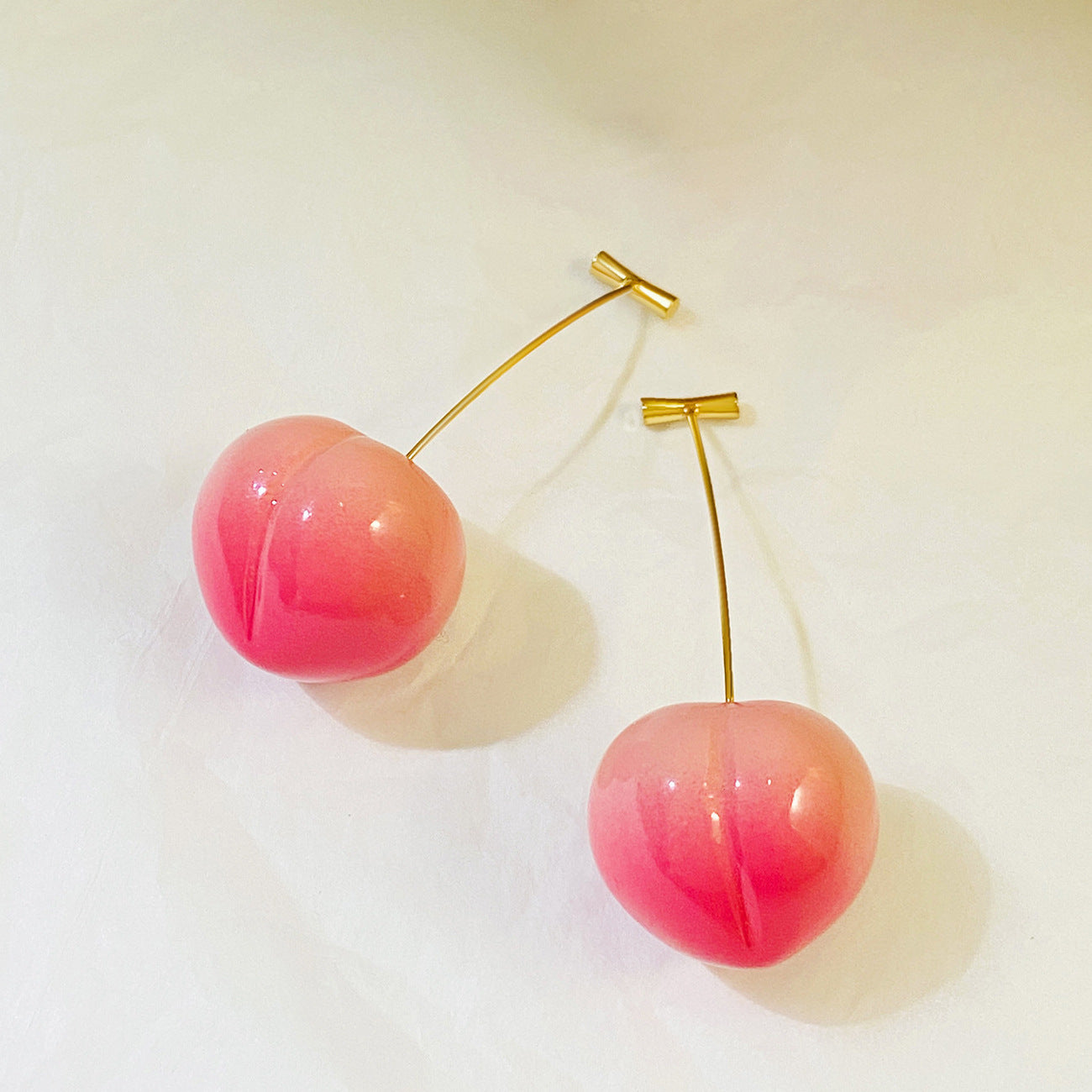Long Cherry Style Creative Design Cute Earrings