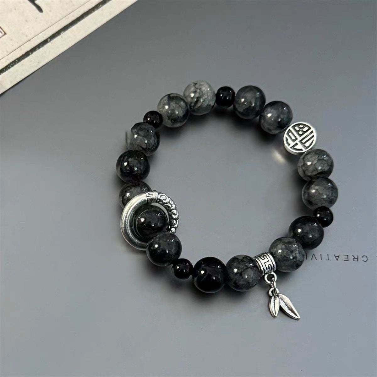 Men's Ancient Style Glaze Beaded Handmade Design Bracelets
