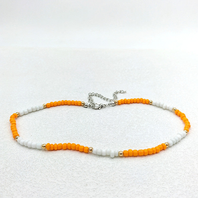 Bohemian Rainbow Handmade Fashion Color Bead Necklaces