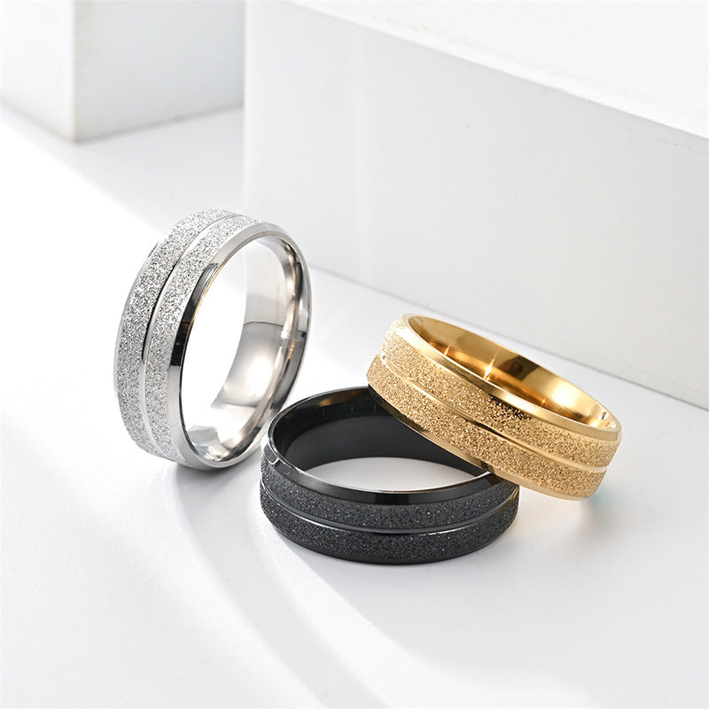 Accessories Stainless Steel Single Line Groove Rings
