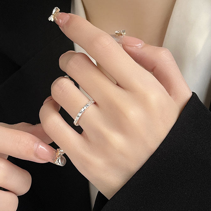 Women's Simple Special Interest Light Luxury High Sense Index Rings