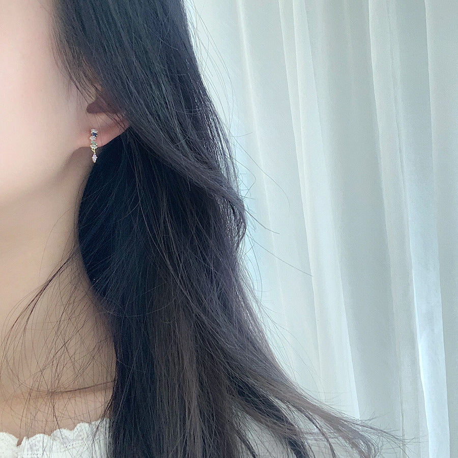 Women's Sterling Sier Gold-plated Simple Refined Stylish Earrings