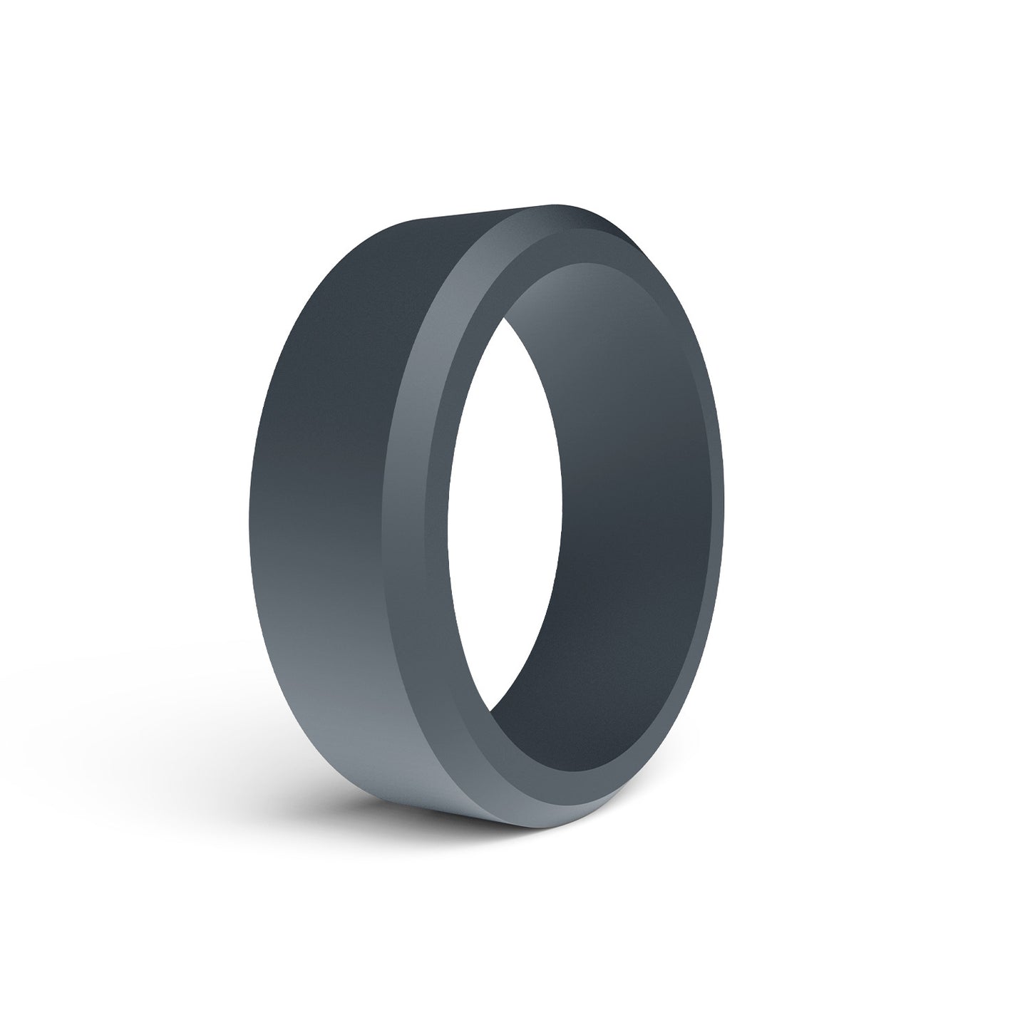 Men's Beveled Silica Gel Outdoor Sports Rings