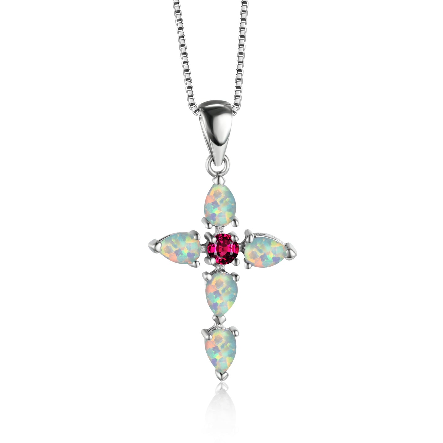 Summer Clavicle Chain Opal Ornament With Necklaces