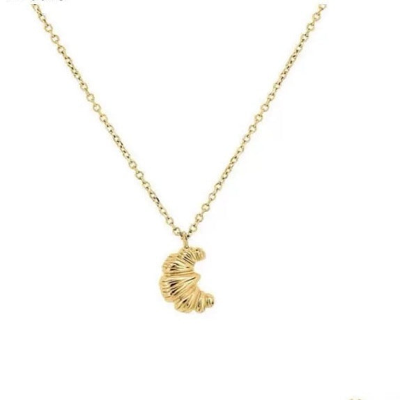 Women's Sterling Sier Mini Ode Croissant Niche Necklaces