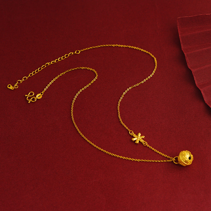 Bow Simulation Brass Decoration Vietnam Alluvial Gold Pendants