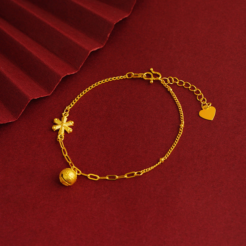 Bow Simulation Brass Decoration Vietnam Alluvial Gold Pendants