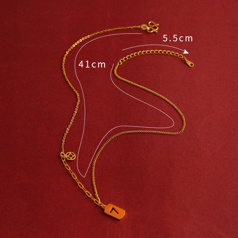 Bow Simulation Brass Decoration Vietnam Alluvial Gold Pendants