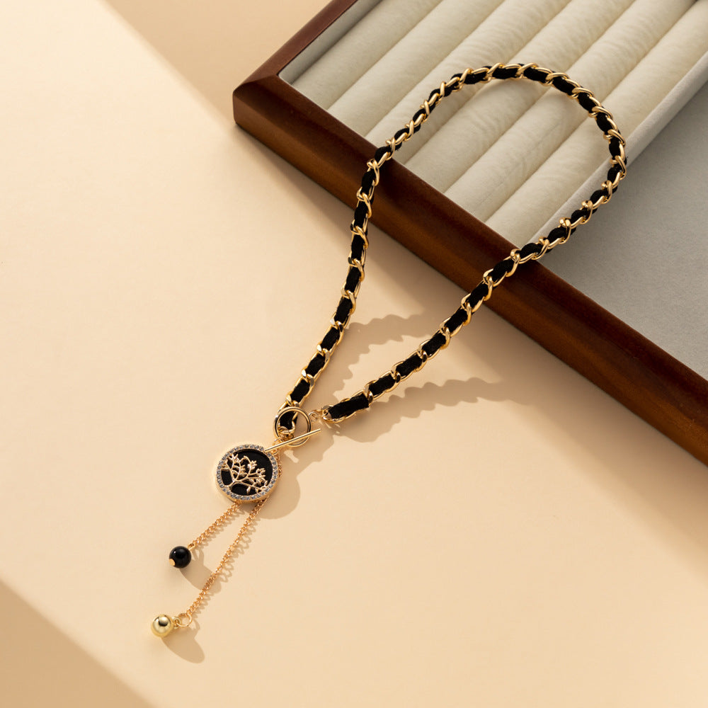 Love Fritillary Cold Style Clavicle Chain Necklaces