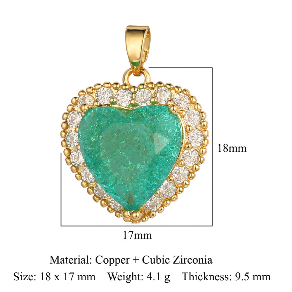 Cut Zircon Vintage Water Drop Oval Necklaces