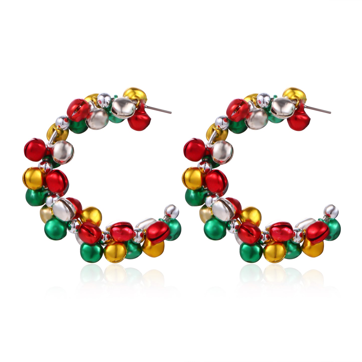 Christmas Female Creative Fashion Dripping Oil Tree Earrings