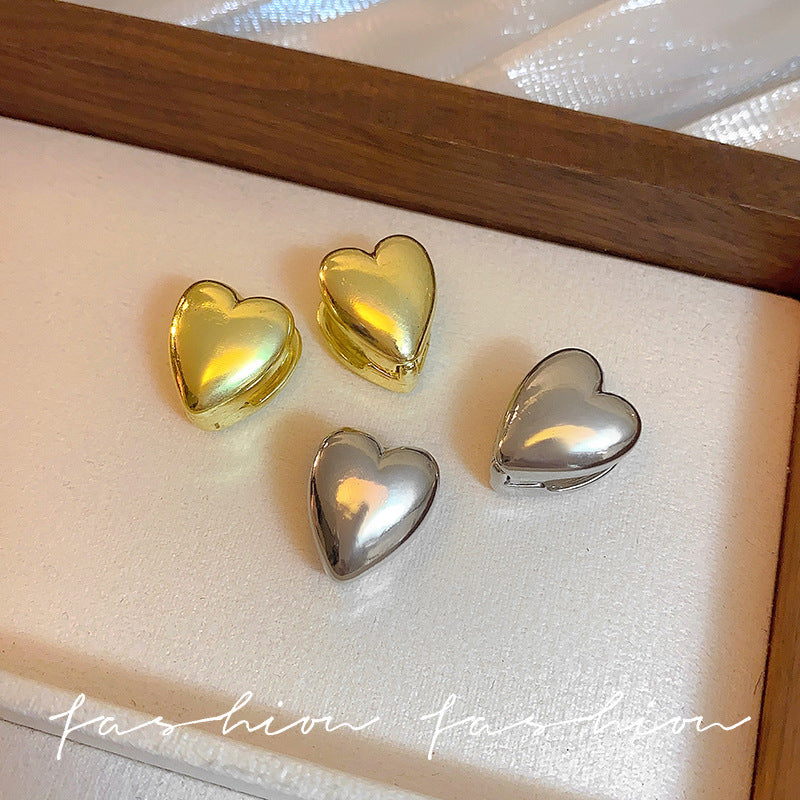 Women's Surface Love Heart French Simplicity Personalized Rings
