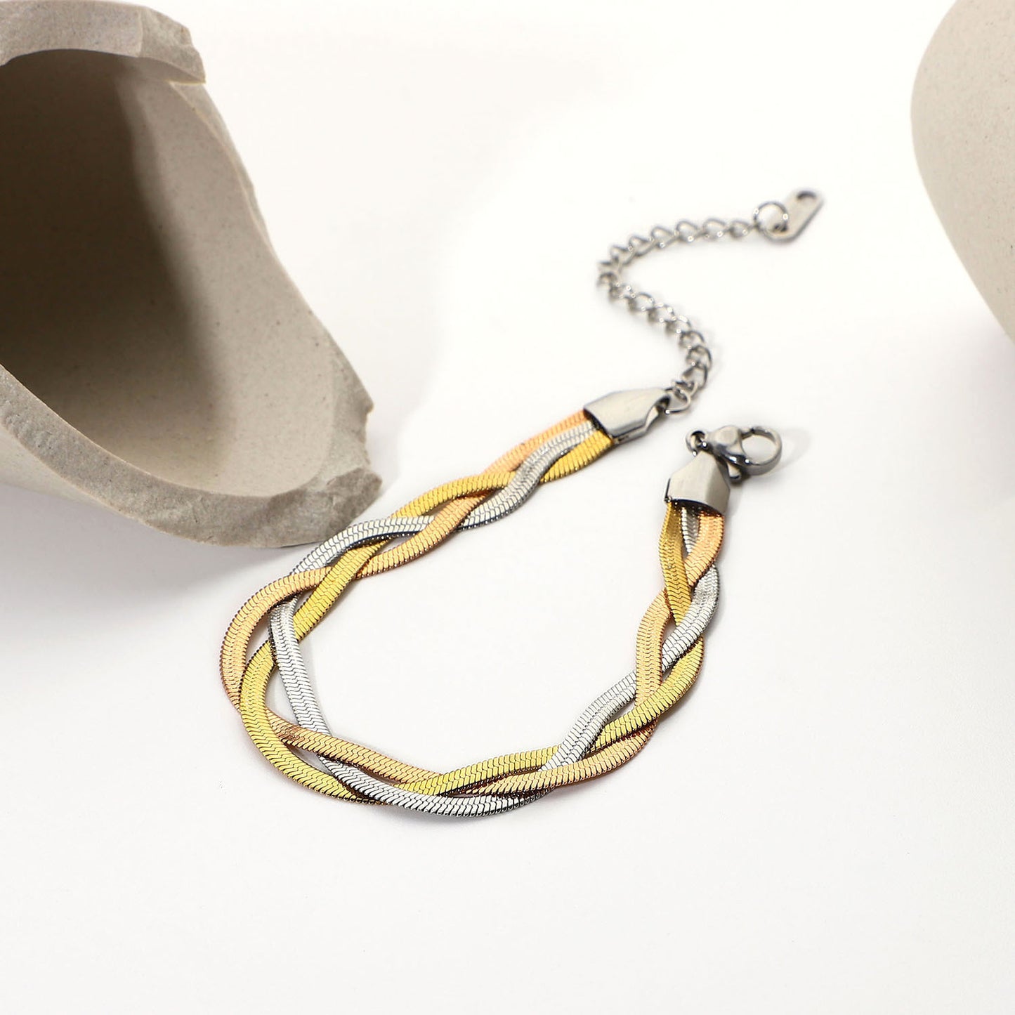 Women's Snake Bone Fashion Simple Color Matching Bracelets