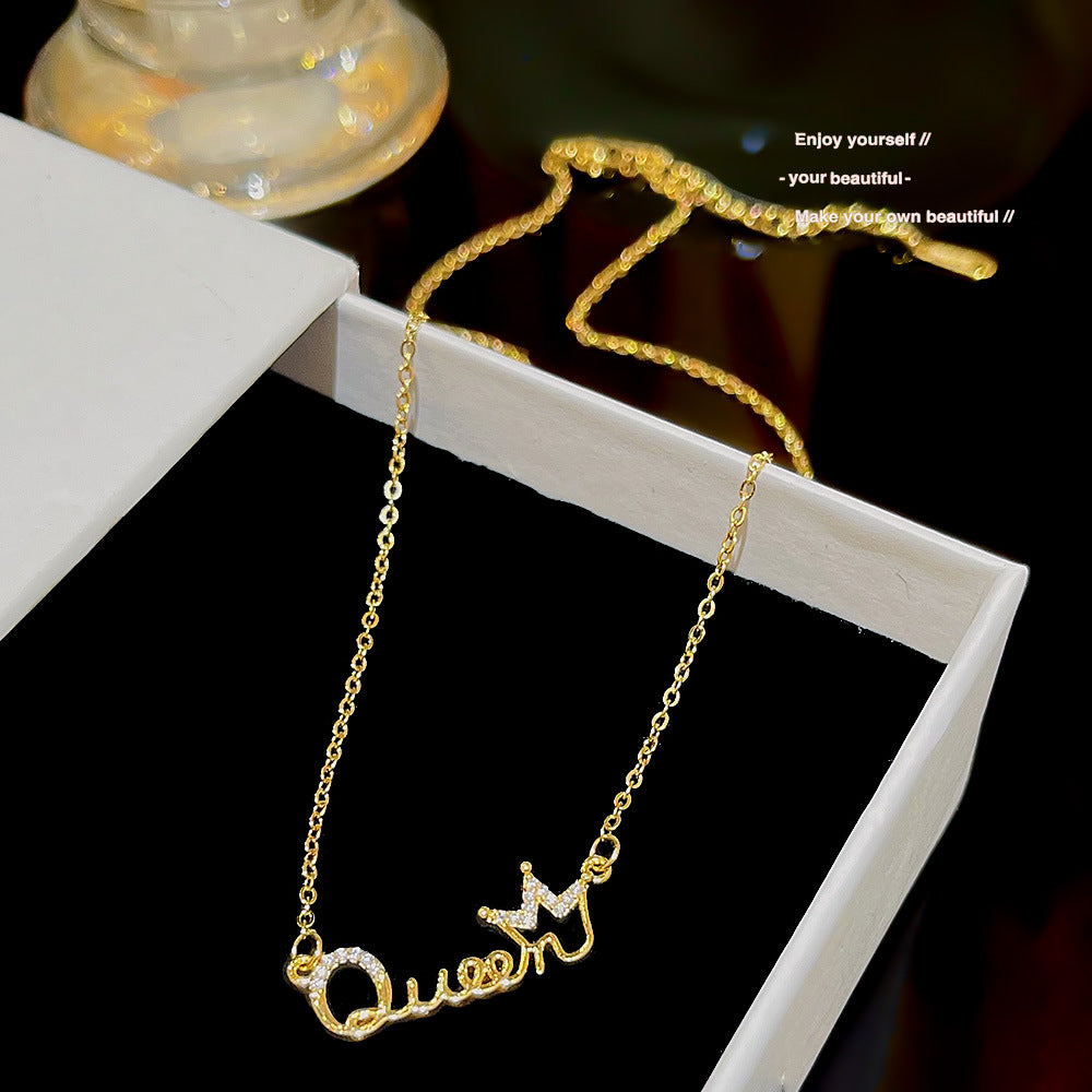 Women's Versatile High-grade Zircon Light Luxury Minority Necklaces