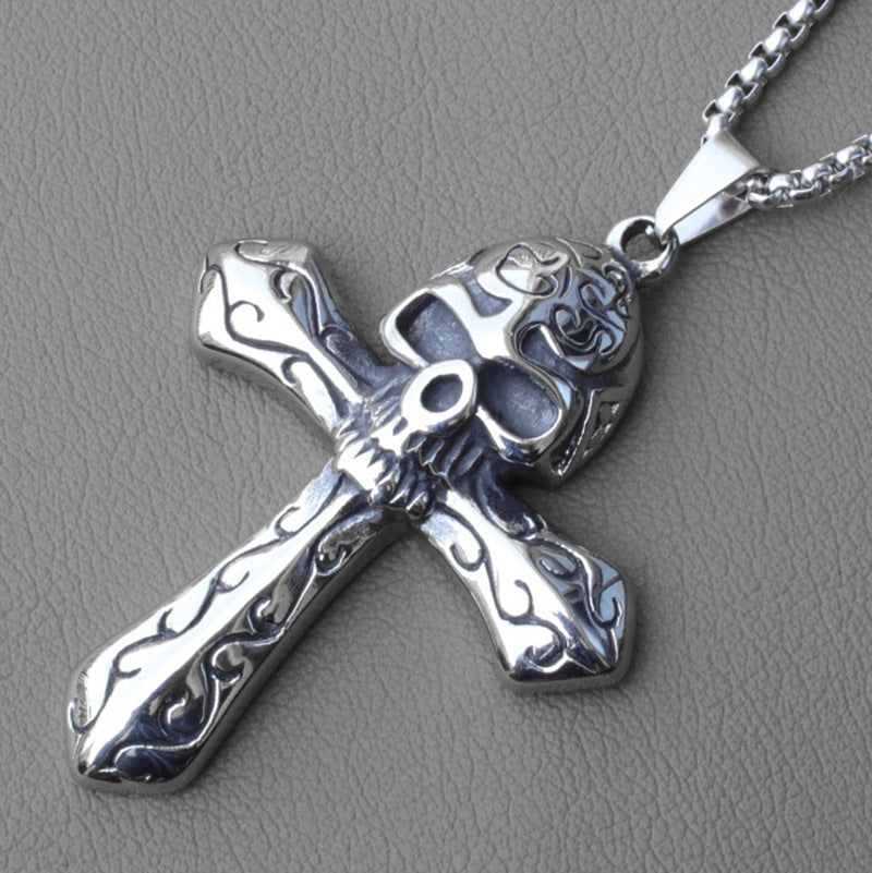 Men's Ornament Titanium Steel Motorcycle Trendy Vintage Necklaces